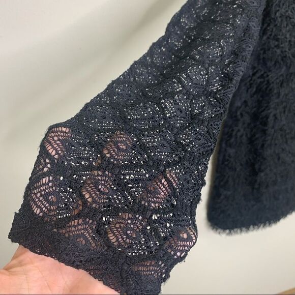 BCBGMaxAzria Velma dress black with texture - Picture 10 of 16